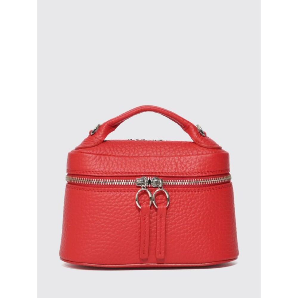 Orciani Women Orciani Joy Hammered Leather Mini Handbag With Double Zip